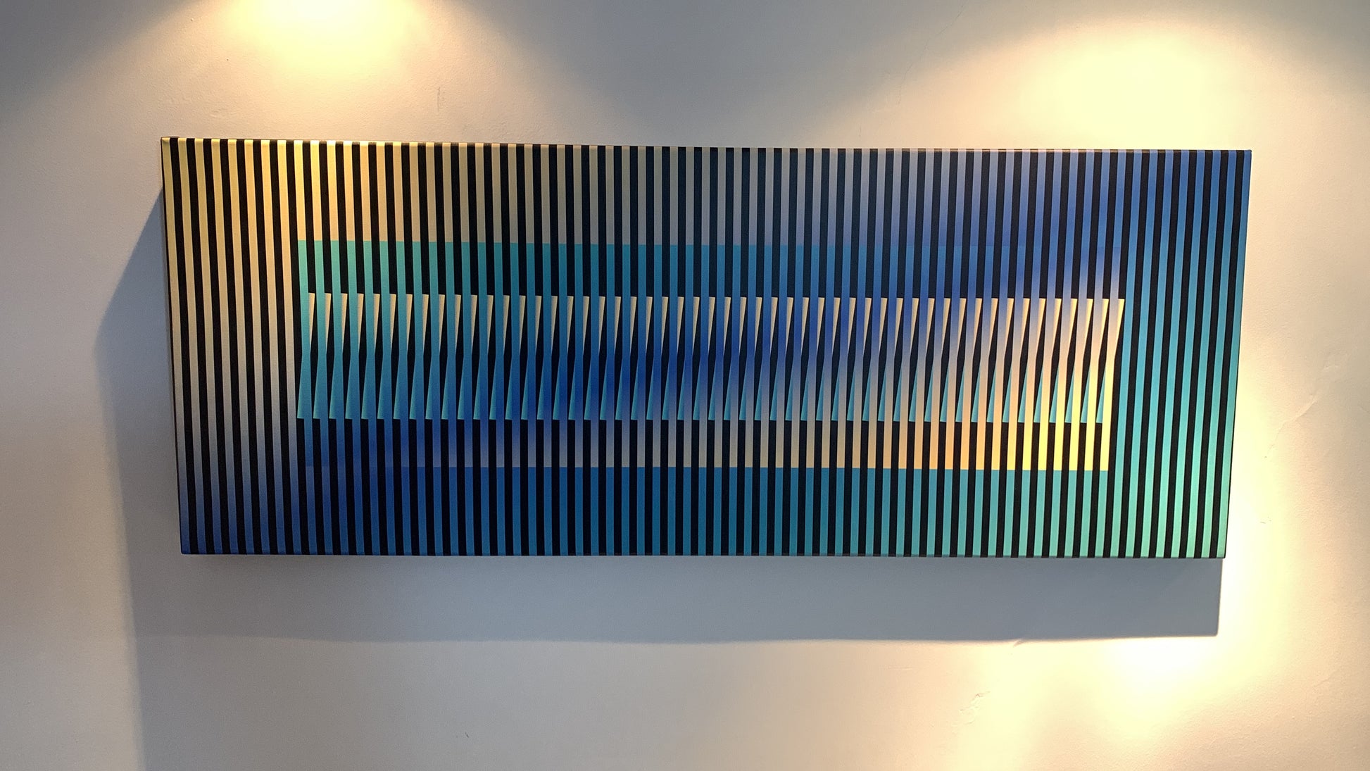 Cuadro en Lienzo, Arte Abstracto Sinfonía Cromática de César Otero, Arte Contemporáneo para Decoración de Interiores, Salas de Estar, Dormitorios, Comedores, Entradas y Oficinas - Cesar Otero l Arte Moderno