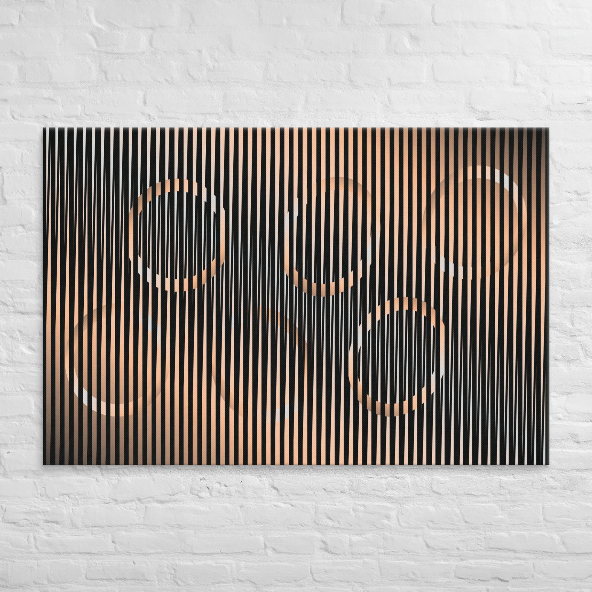 Arte abstracto contemporáneo colorido para pared