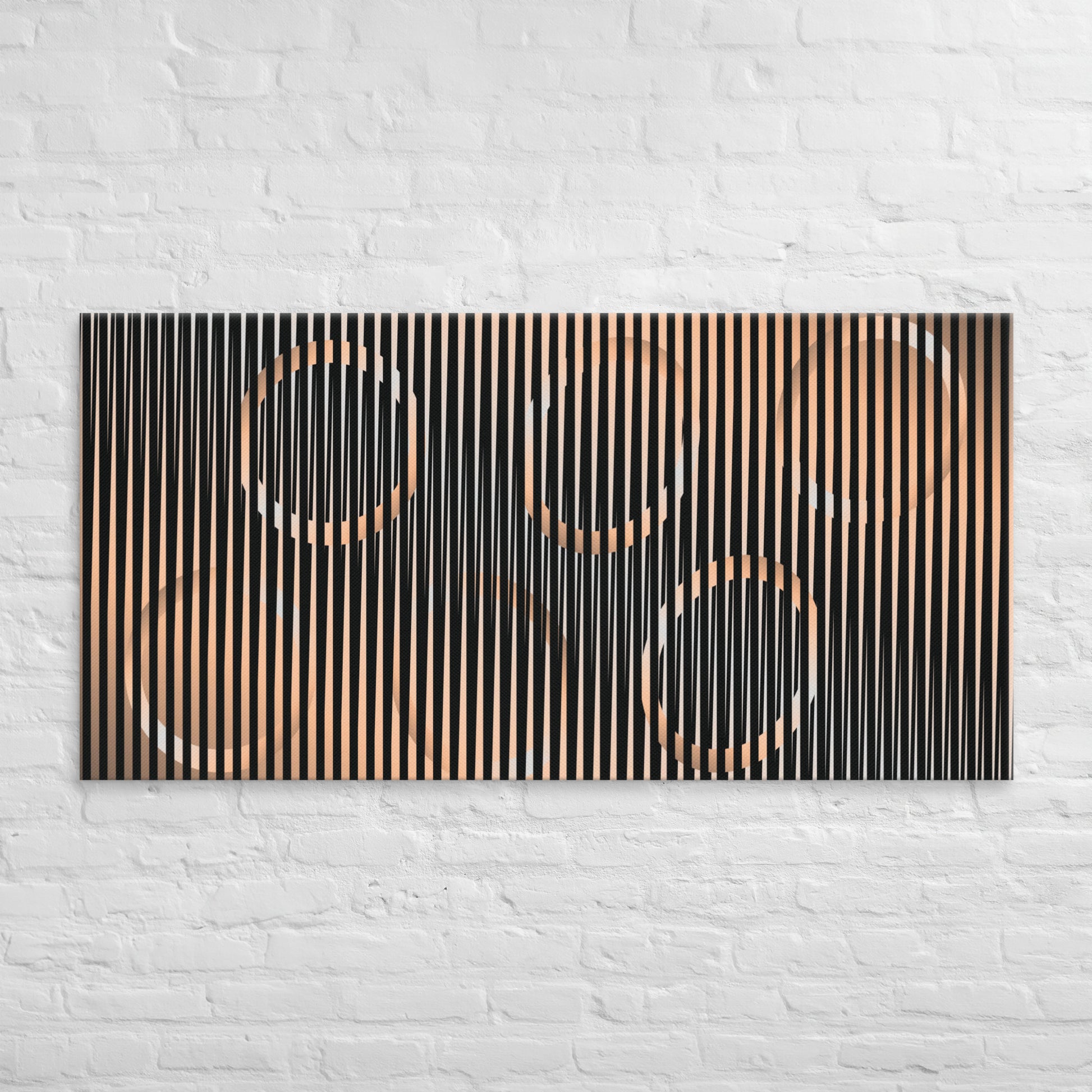 Arte abstracto contemporáneo colorido para pared