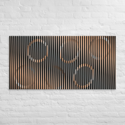 Arte abstracto contemporáneo colorido para pared