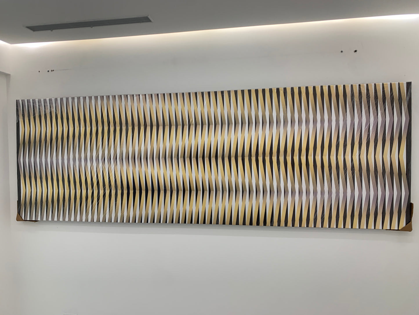 Cuadro en Lienzo, Arte Abstracto Lineal de César Otero, Arte Contemporáneo para Decoración de Interiores, Salas de Estar, Dormitorios, Comedores, Entradas y Oficinas - Cesar Otero l Arte Moderno