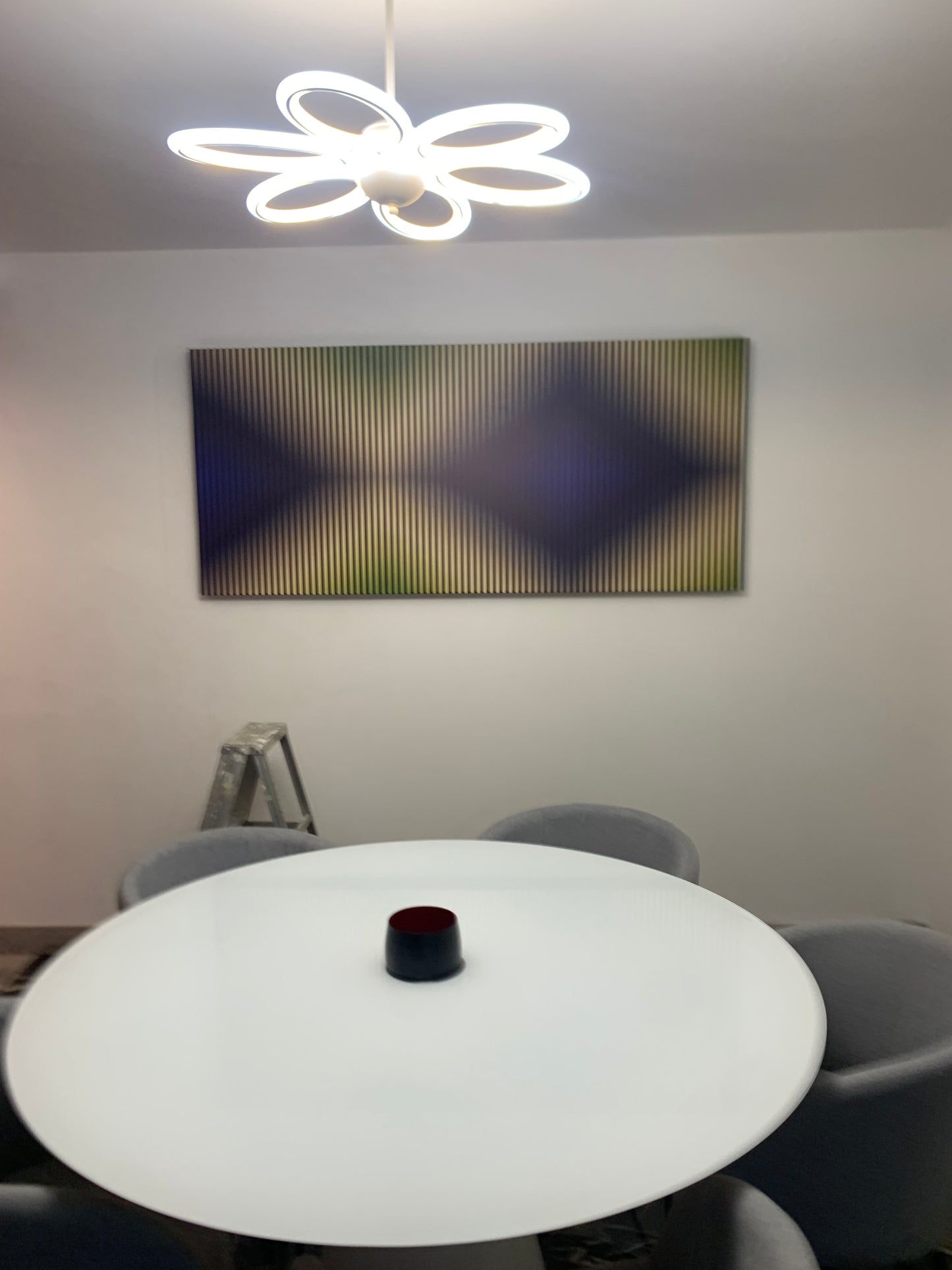 Cuadro en Lienzo, Arte Abstracto Rombos Profundos de César Otero, Arte Contemporáneo para Decoración de Interiores, Salas de Estar, Dormitorios, Comedores, Entradas y Oficinas - Cesar Otero l Arte Moderno