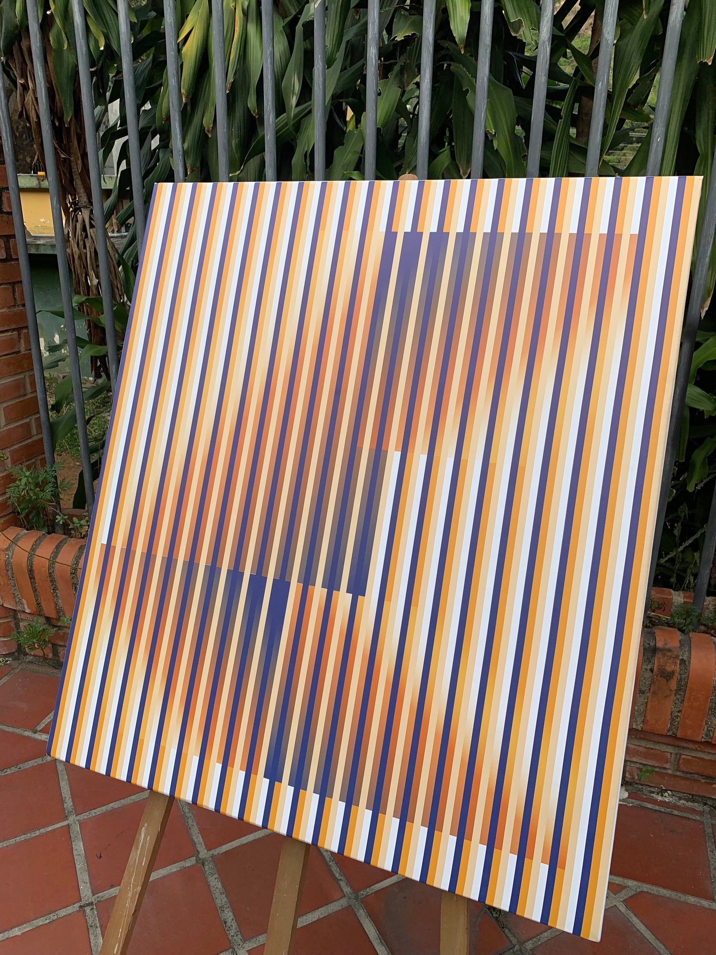 Cuadro en Lienzo, Arte Abstracto Horizontes Dinámicos de César Otero, Arte Contemporáneo para Decoración de Interiores, Salas de Estar, Dormitorios, Comedores, Entradas y Oficinas - Cesar Otero l Arte Moderno