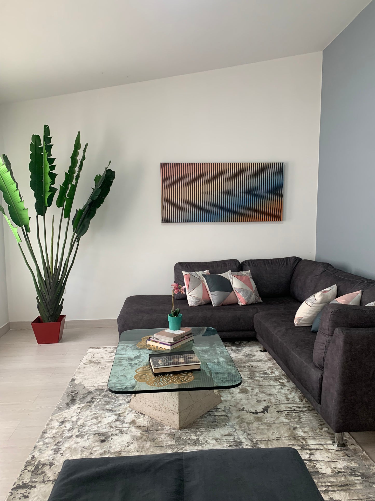 Cuadro en Lienzo, Arte Abstracto Sinfonía Cromática de César Otero, Arte Contemporáneo para Decoración de Interiores, Salas de Estar, Dormitorios, Comedores, Entradas y Oficinas - Cesar Otero l Arte Moderno