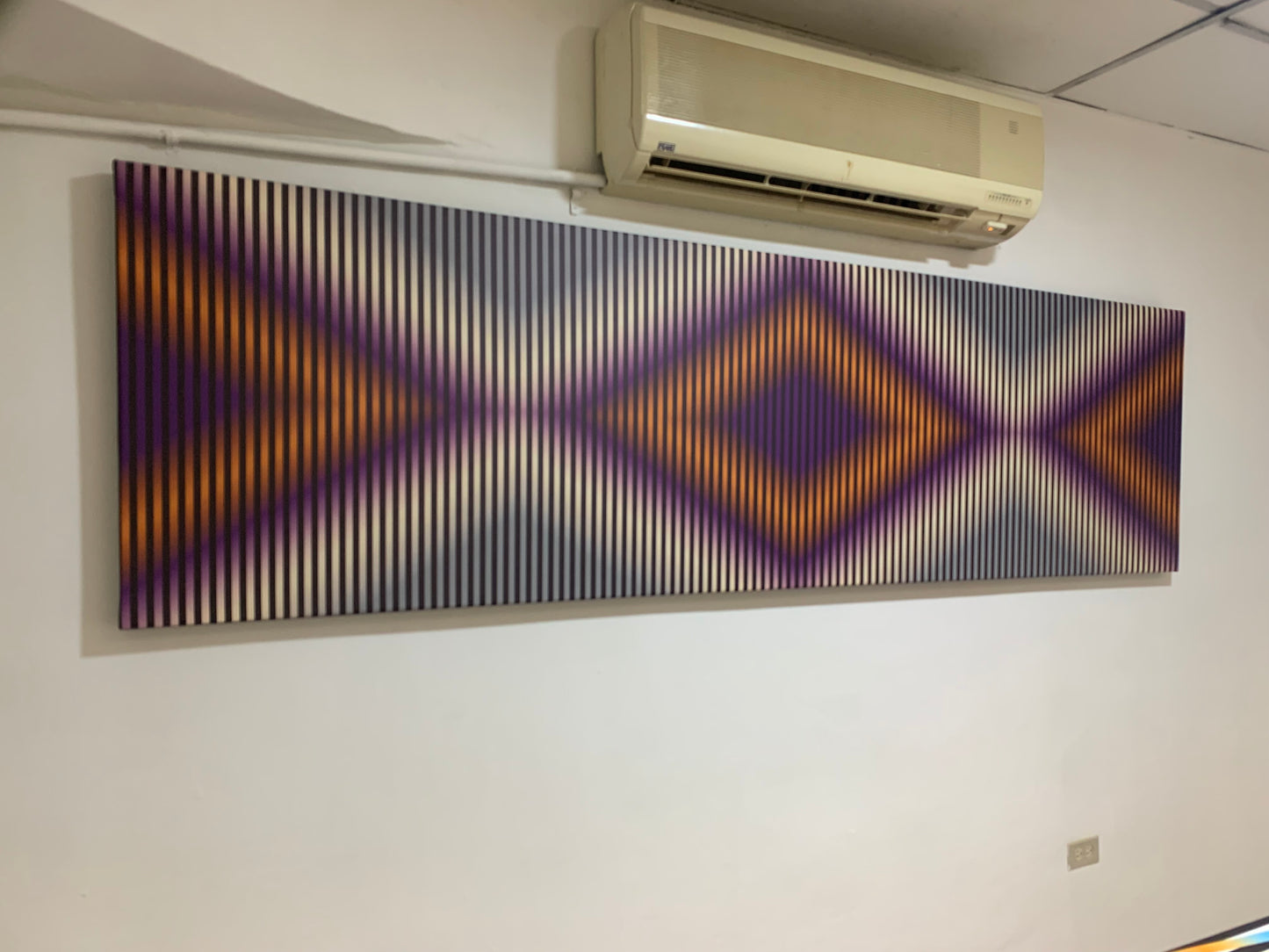 Cuadro en Lienzo, Arte Abstracto Rombos Profundos de César Otero, Arte Contemporáneo para Decoración de Interiores, Salas de Estar, Dormitorios, Comedores, Entradas y Oficinas - Cesar Otero l Arte Moderno