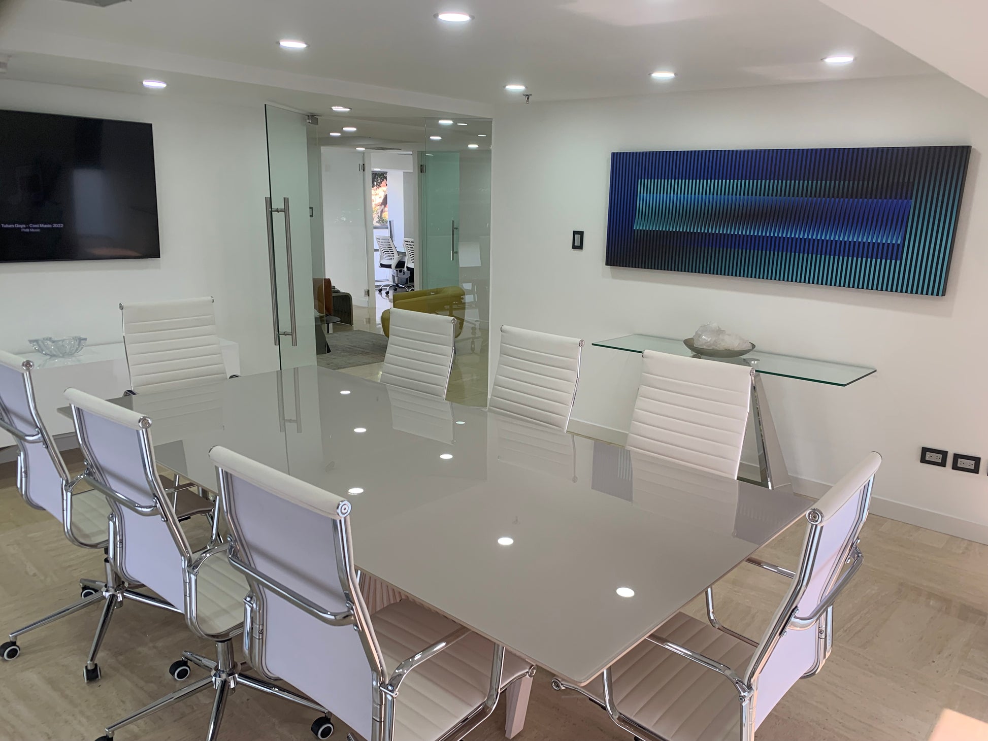 Cuadro en Lienzo, Arte Abstracto Sinfonía Cromática de César Otero, Arte Contemporáneo para Decoración de Interiores, Salas de Estar, Dormitorios, Comedores, Entradas y Oficinas - Cesar Otero l Arte Moderno