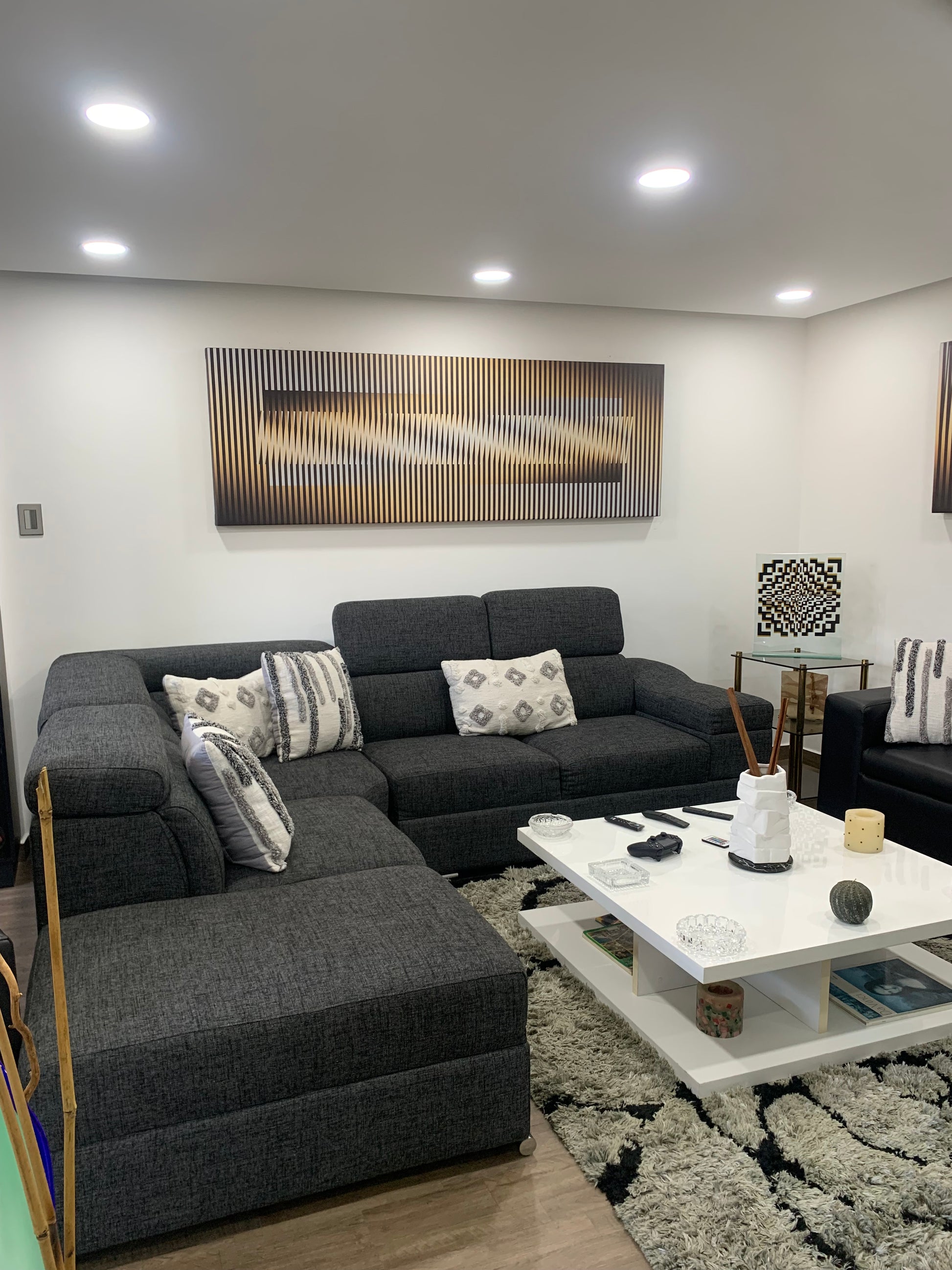 Cuadro en Lienzo, Arte Abstracto Sinfonía Cromática de César Otero, Arte Contemporáneo para Decoración de Interiores, Salas de Estar, Dormitorios, Comedores, Entradas y Oficinas - Cesar Otero l Arte Moderno