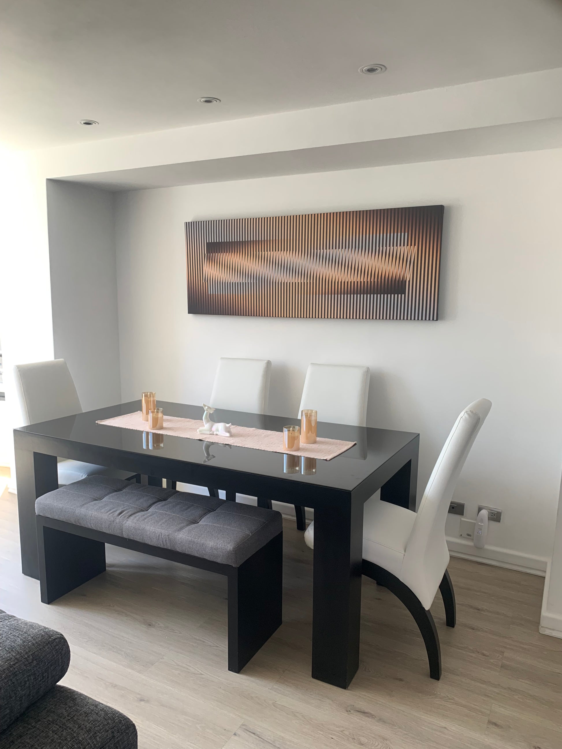 Cuadro en Lienzo, Arte Abstracto Sinfonía Cromática de César Otero, Arte Contemporáneo para Decoración de Interiores, Salas de Estar, Dormitorios, Comedores, Entradas y Oficinas - Cesar Otero l Arte Moderno