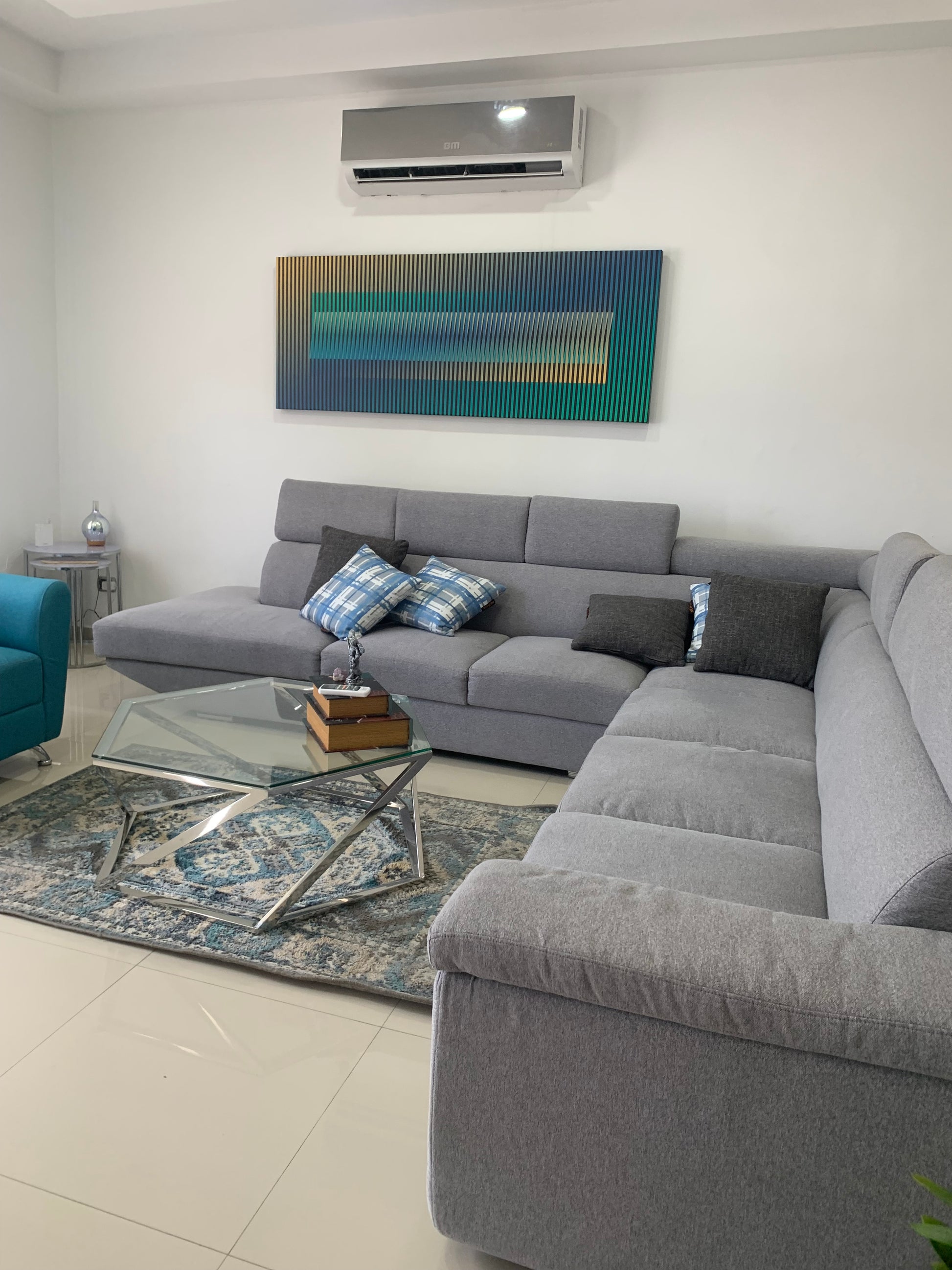 Cuadro en Lienzo, Arte Abstracto Sinfonía Cromática de César Otero, Arte Contemporáneo para Decoración de Interiores, Salas de Estar, Dormitorios, Comedores, Entradas y Oficinas - Cesar Otero l Arte Moderno