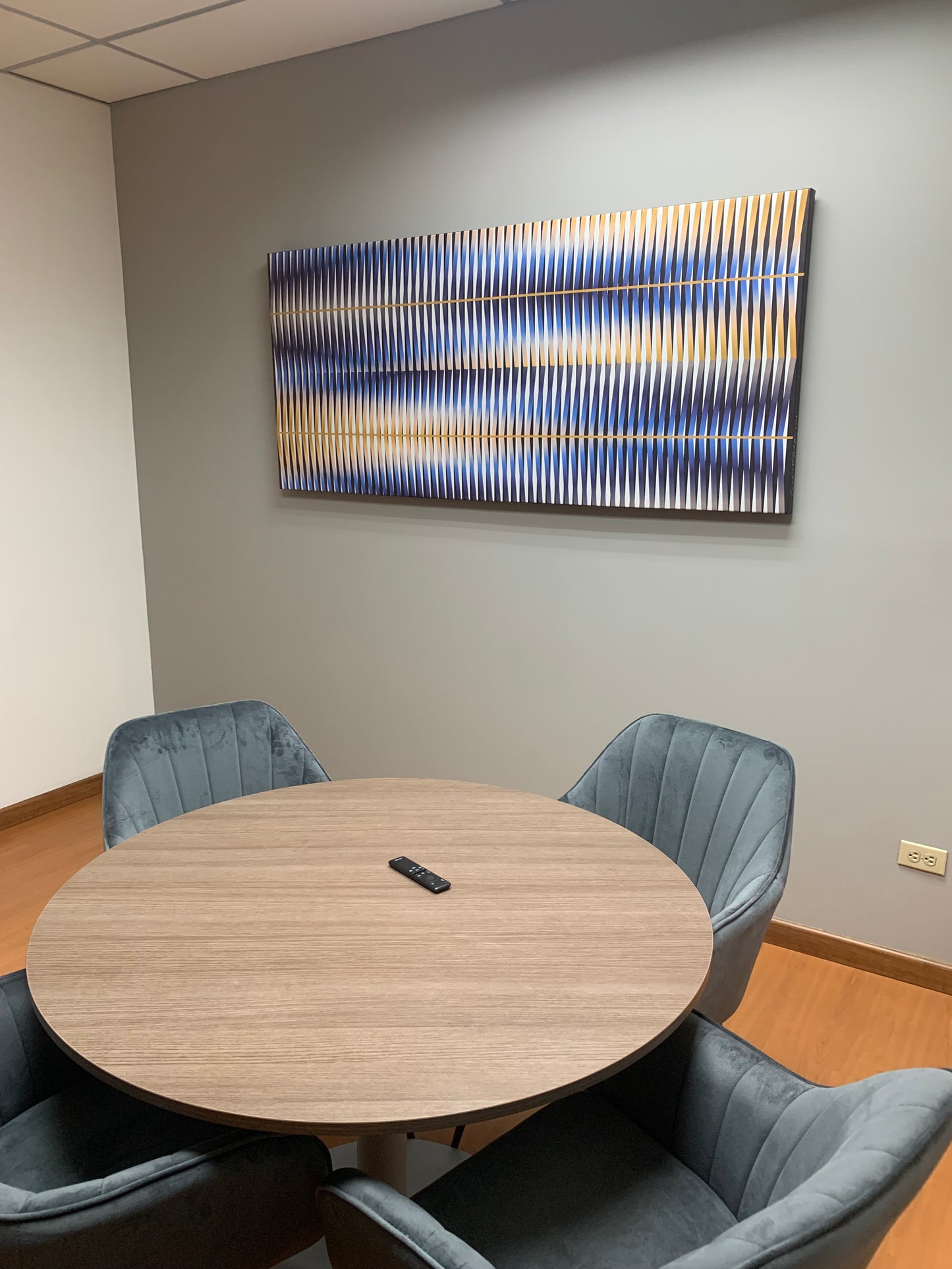 Cuadro en Lienzo, Arte Abstracto Lineal de César Otero, Arte Contemporáneo para Decoración de Interiores, Salas de Estar, Dormitorios, Comedores, Entradas y Oficinas. - Cesar Otero l Arte Moderno