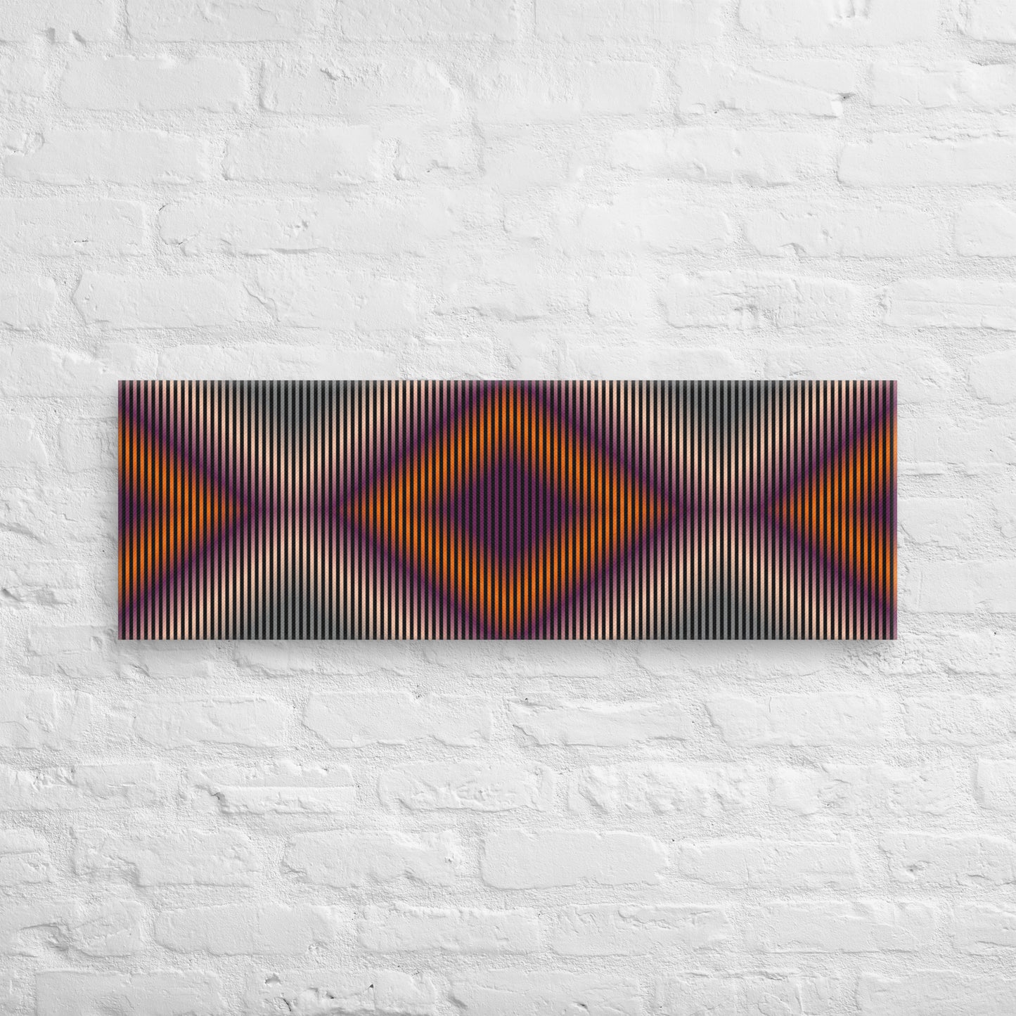 Cuadro en Lienzo, Arte Abstracto Rombos Profundos de César Otero, Arte Contemporáneo para Decoración de Interiores, Salas de Estar, Dormitorios, Comedores, Entradas y Oficinas - Cesar Otero l Arte Moderno