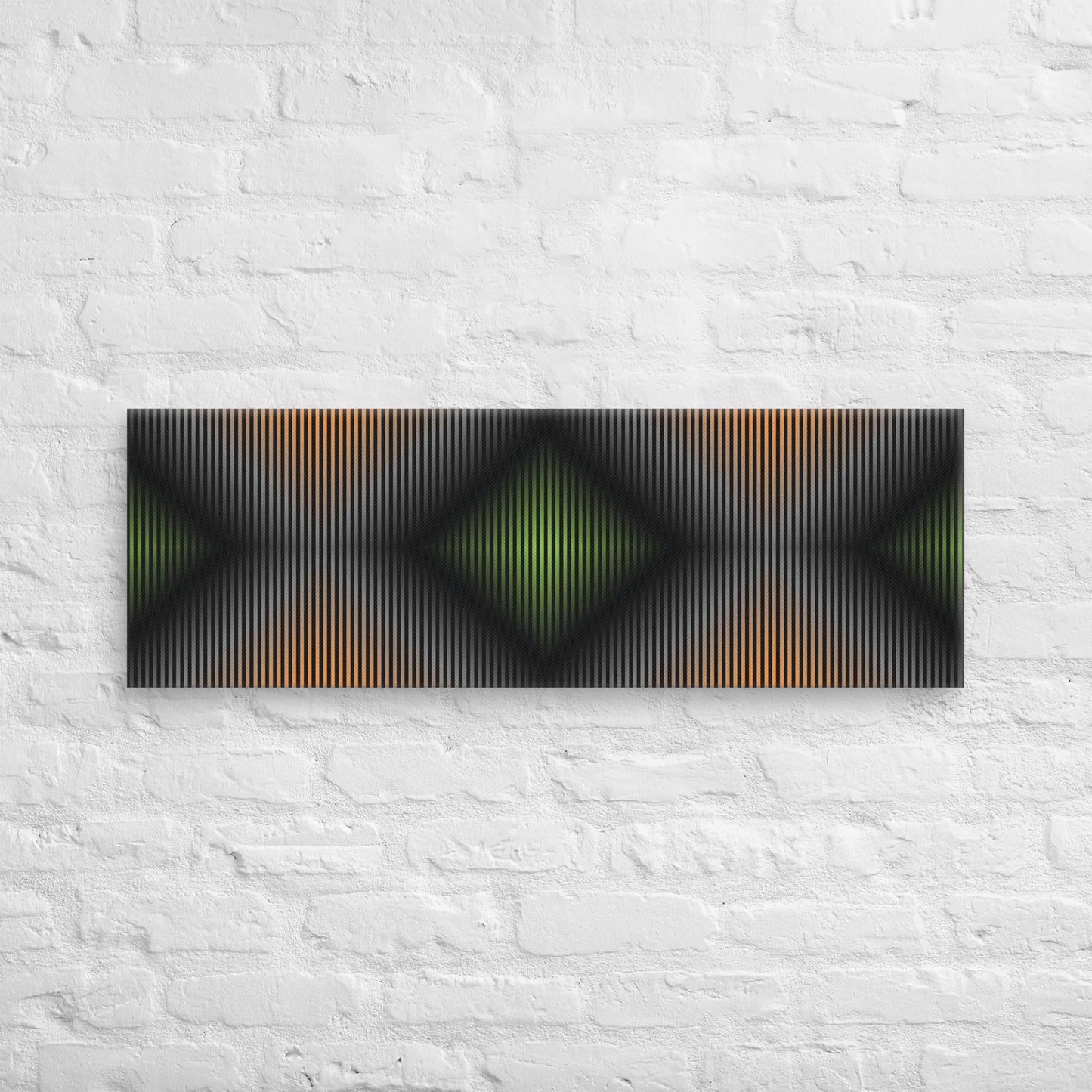 Cuadro en Lienzo, Arte Abstracto Rombos Profundos de César Otero, Arte Contemporáneo para Decoración de Interiores, Salas de Estar, Dormitorios, Comedores, Entradas y Oficinas - Cesar Otero l Arte Moderno