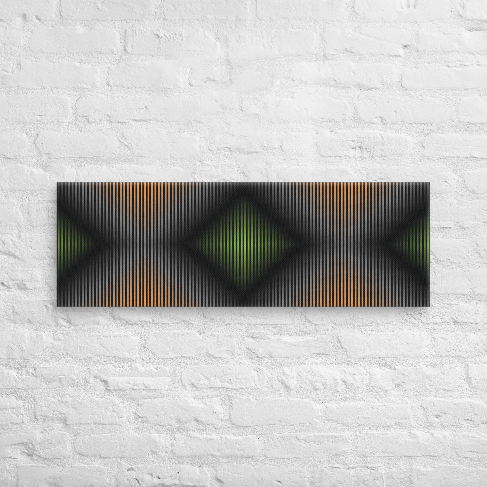 Cuadro en Lienzo, Arte Abstracto Rombos Profundos de César Otero, Arte Contemporáneo para Decoración de Interiores, Salas de Estar, Dormitorios, Comedores, Entradas y Oficinas - Cesar Otero l Arte Moderno