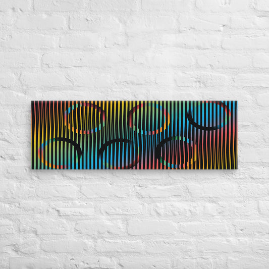 Cuadro en Lienzo, Arte Abstracto Armonía Geométrica de César Otero, Arte Contemporáneo para Decoración de Interiores, Salas de Estar, Dormitorios, Comedores, Entradas y Oficinas - Cesar Otero l Arte Moderno