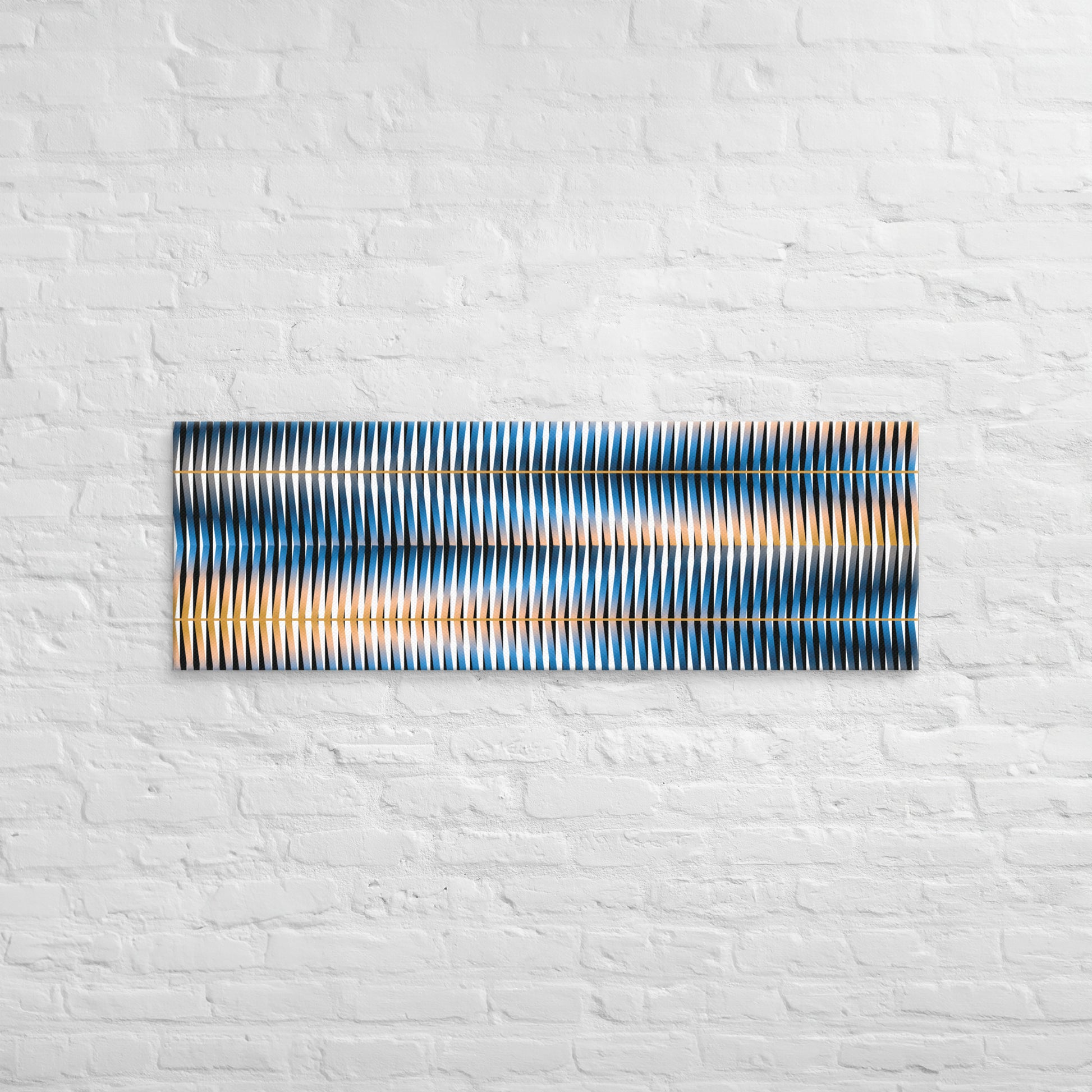 Cuadro en Lienzo, Arte Abstracto Lineal de César Otero, Arte Contemporáneo para Decoración de Interiores, Salas de Estar, Dormitorios, Comedores, Entradas y Oficinas. - Cesar Otero l Arte Moderno