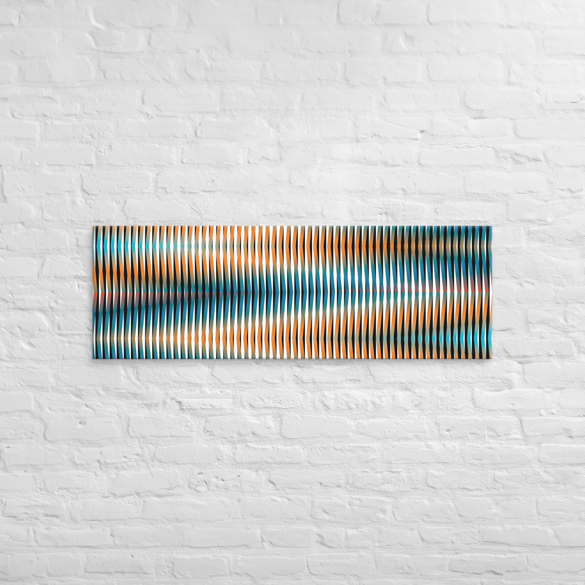 Cuadro en Lienzo, Arte Abstracto Lineal de César Otero, Arte Contemporáneo para Decoración de Interiores, Salas de Estar, Dormitorios, Comedores, Entradas y Oficinas - Cesar Otero l Arte Moderno