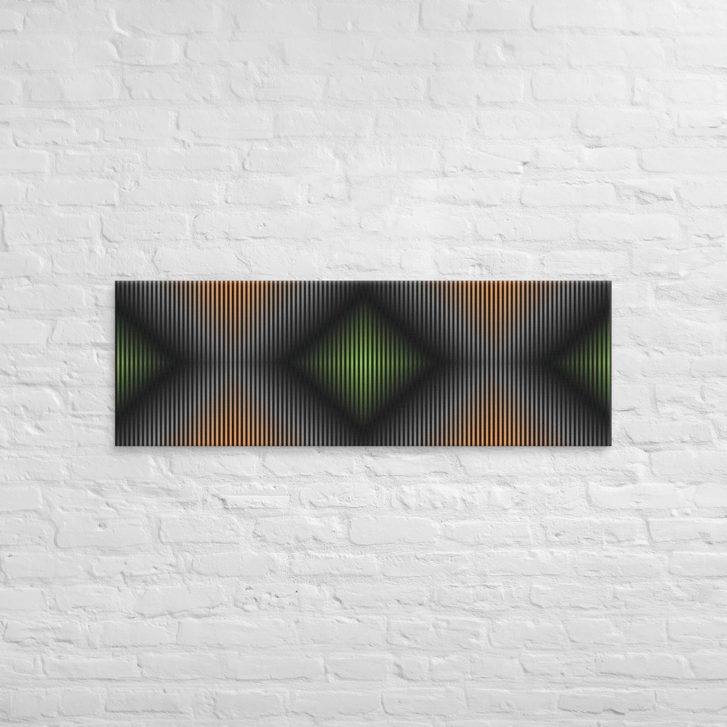 Cuadro en Lienzo, Arte Abstracto Rombos Profundos de César Otero, Arte Contemporáneo para Decoración de Interiores, Salas de Estar, Dormitorios, Comedores, Entradas y Oficinas - Cesar Otero l Arte Moderno