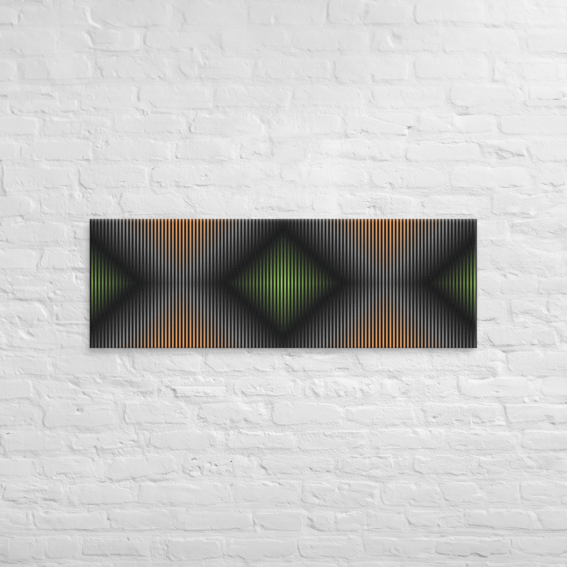 Cuadro en Lienzo, Arte Abstracto Rombos Profundos de César Otero, Arte Contemporáneo para Decoración de Interiores, Salas de Estar, Dormitorios, Comedores, Entradas y Oficinas - Cesar Otero l Arte Moderno