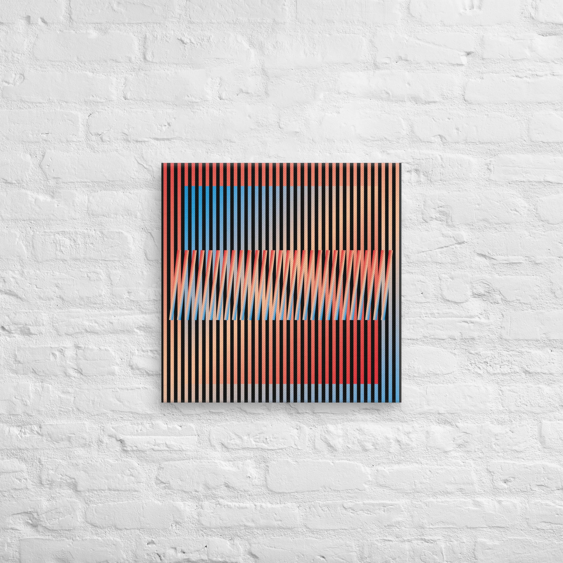 Cuadro en Lienzo, Arte Abstracto Contrastes en Movimiento de César Otero, Arte Contemporáneo para Decoración de Interiores, Salas de Estar, Dormitorios, Comedores, Entradas y Oficinas - Cesar Otero l Arte Moderno