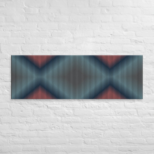 Cuadro en Lienzo, Arte Abstracto Rombos Profundos de César Otero, Arte Contemporáneo para Decoración de Interiores, Salas de Estar, Dormitorios, Comedores, Entradas y Oficinas - Cesar Otero l Arte Moderno