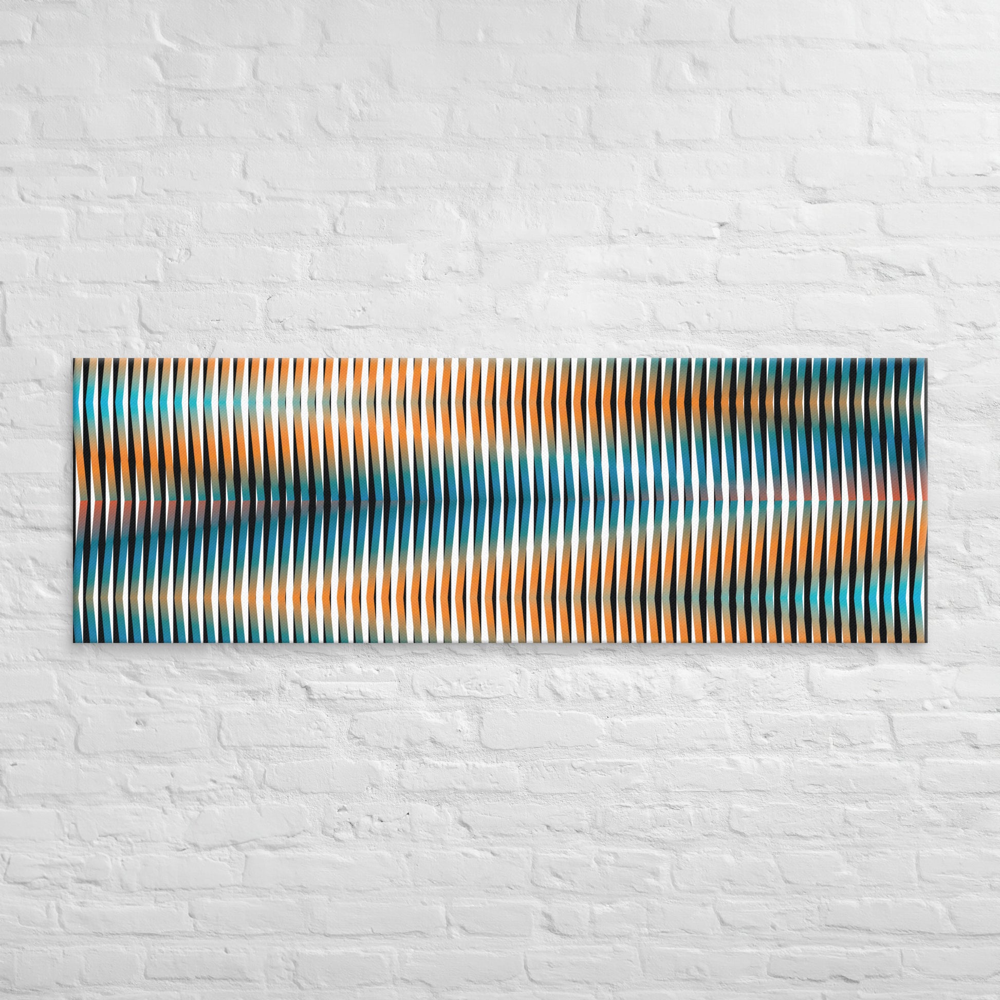 Cuadro en Lienzo, Arte Abstracto Lineal de César Otero, Arte Contemporáneo para Decoración de Interiores, Salas de Estar, Dormitorios, Comedores, Entradas y Oficinas - Cesar Otero l Arte Moderno