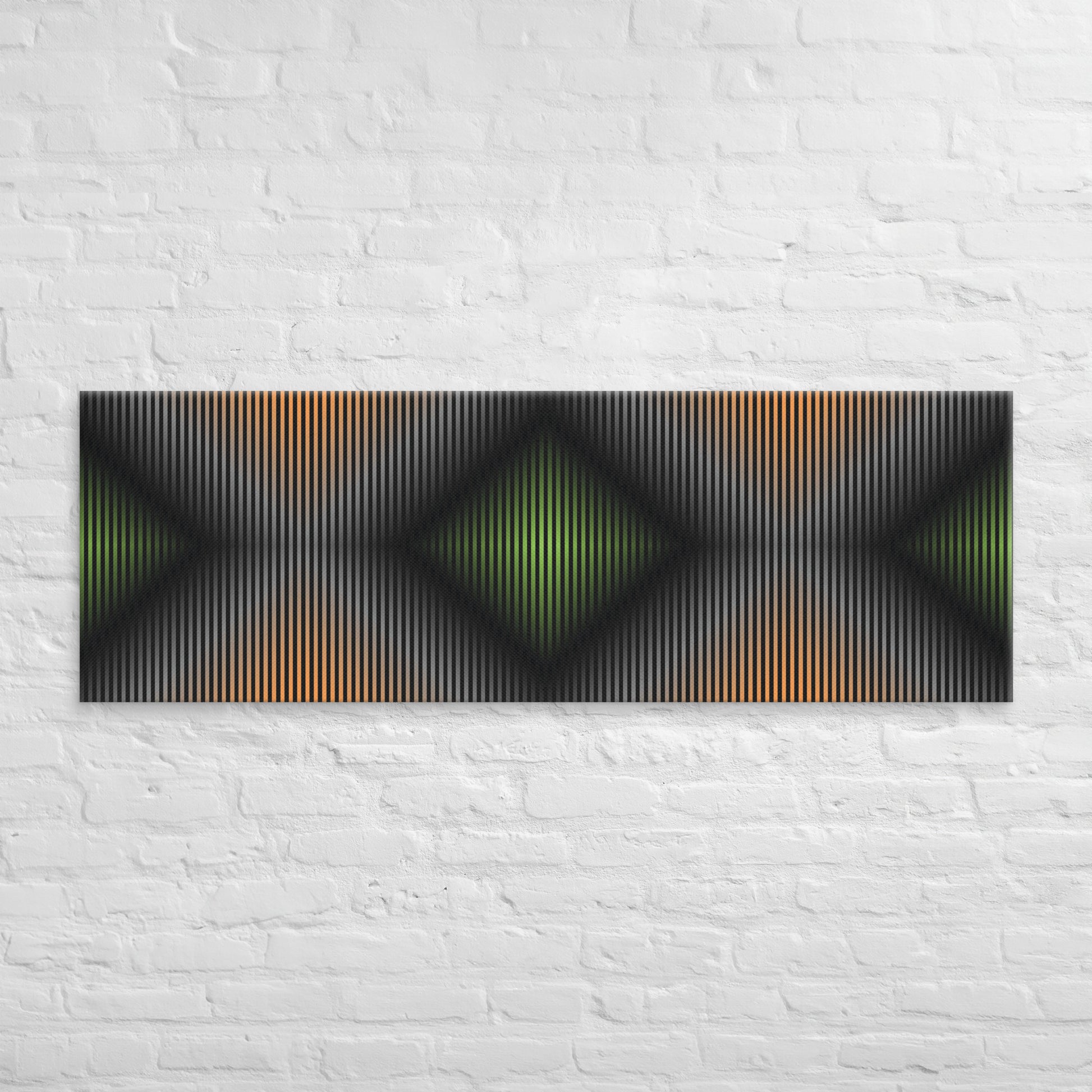 Cuadro en Lienzo, Arte Abstracto Rombos Profundos de César Otero, Arte Contemporáneo para Decoración de Interiores, Salas de Estar, Dormitorios, Comedores, Entradas y Oficinas - Cesar Otero l Arte Moderno