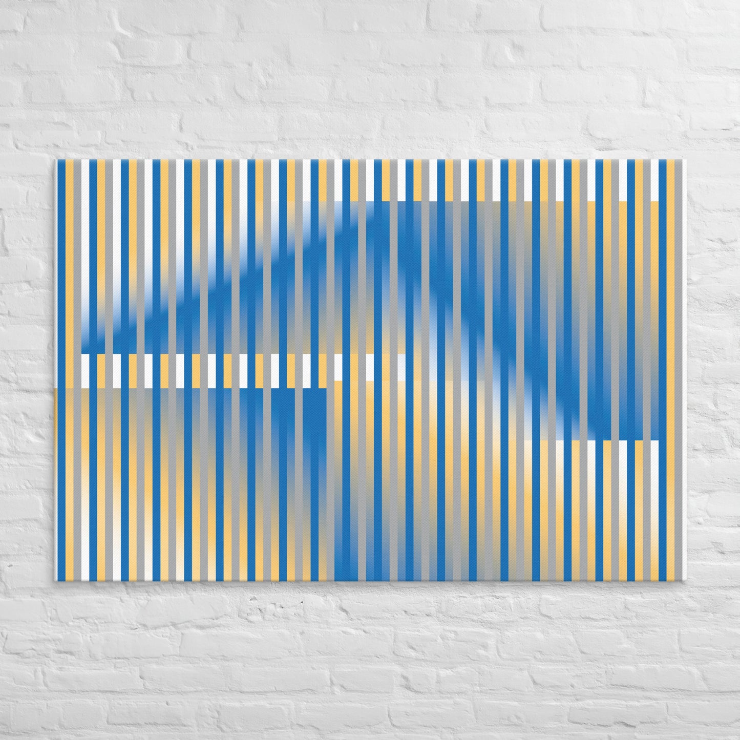 Cuadro en Lienzo, Arte Abstracto Horizontes Dinámicos de César Otero, Arte Contemporáneo para Decoración de Interiores, Salas de Estar, Dormitorios, Comedores, Entradas y Oficinas - Cesar Otero l Arte Moderno