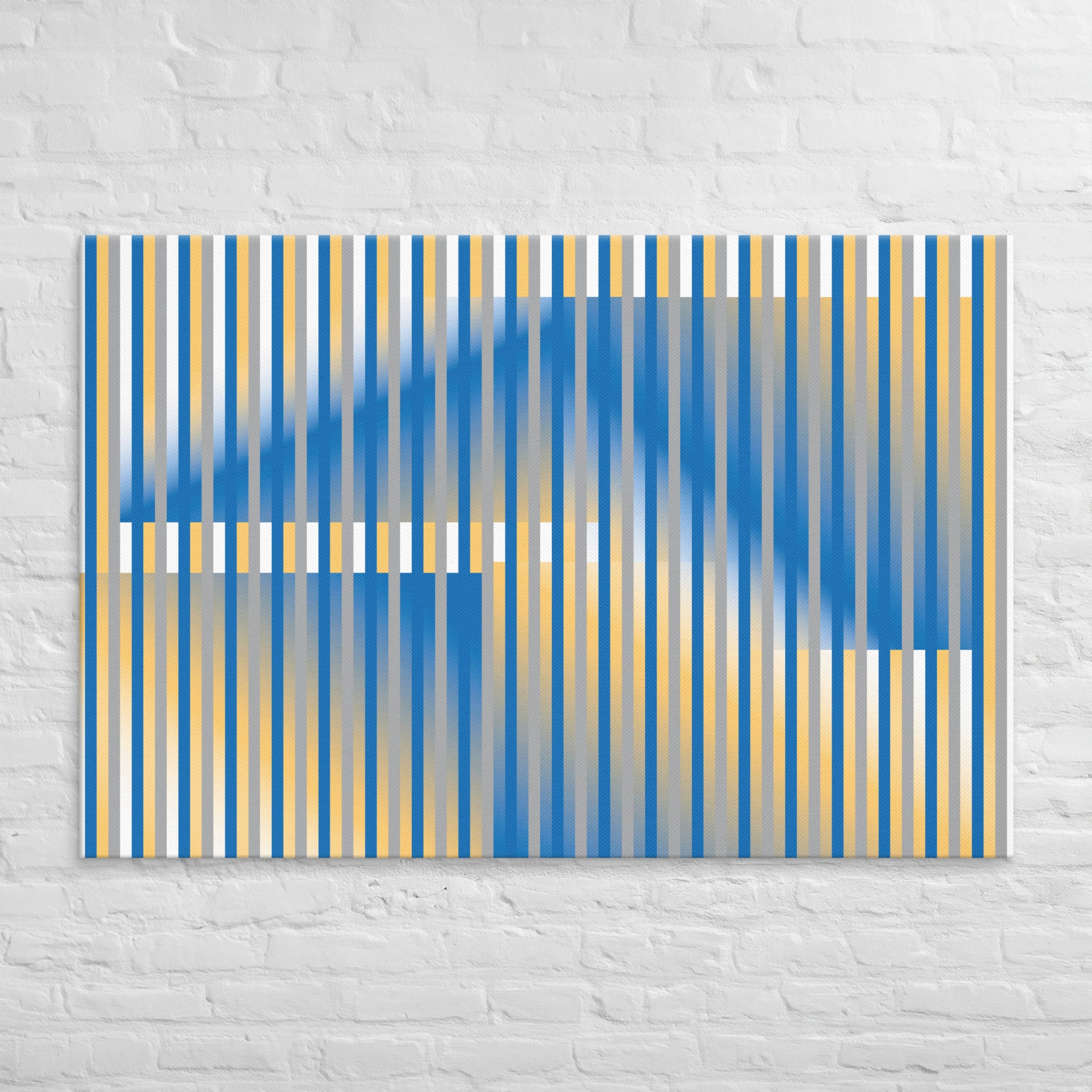 Cuadro en Lienzo, Arte Abstracto Horizontes Dinámicos de César Otero, Arte Contemporáneo para Decoración de Interiores, Salas de Estar, Dormitorios, Comedores, Entradas y Oficinas - Cesar Otero l Arte Moderno