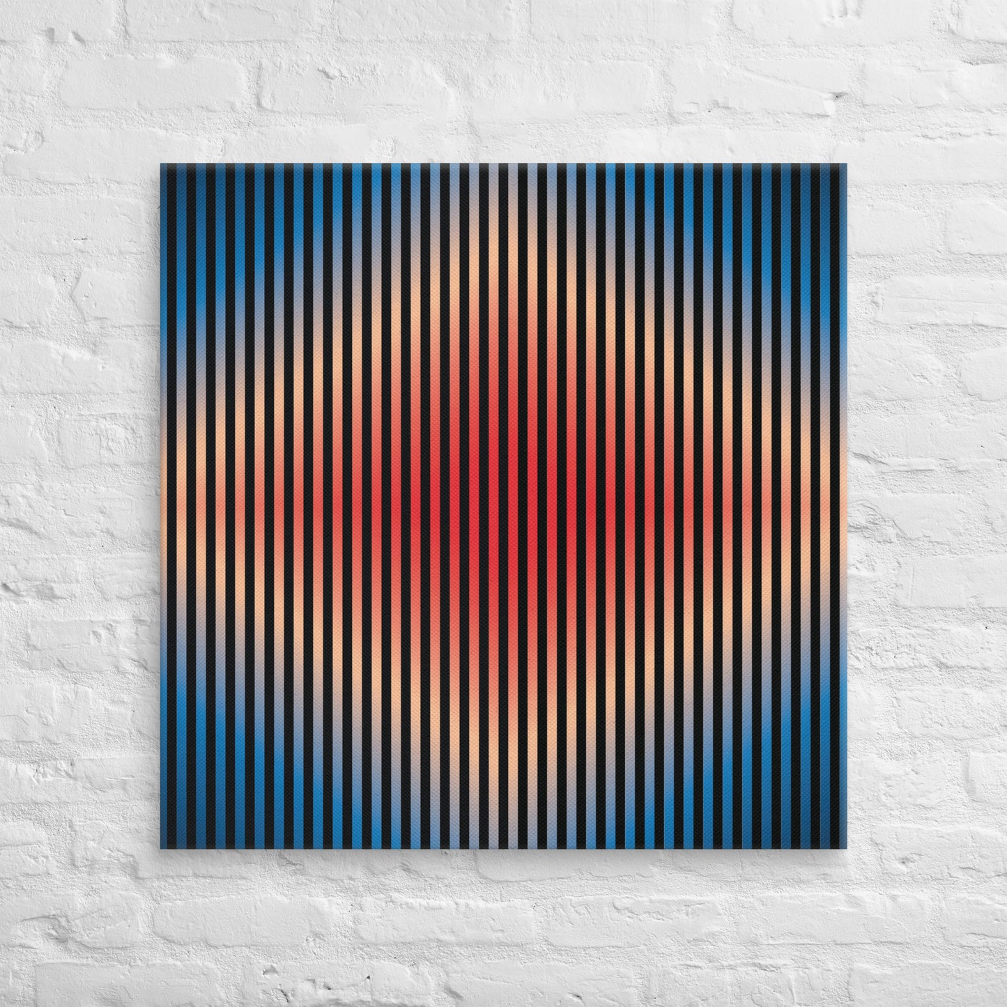 Cuadro en Lienzo, Arte Abstracto Rombos Único de César Otero, Arte Contemporáneo para Decoración de Interiores, Salas de Estar, Dormitorios, Comedores, Entradas y Oficinas - Cesar Otero l Arte Moderno