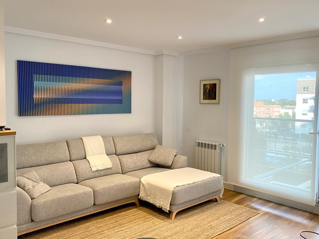 Cuadro en Lienzo, Arte Abstracto Sinfonía Cromática de César Otero, Arte Contemporáneo para Decoración de Interiores, Salas de Estar, Dormitorios, Comedores, Entradas y Oficinas - Cesar Otero l Arte Moderno