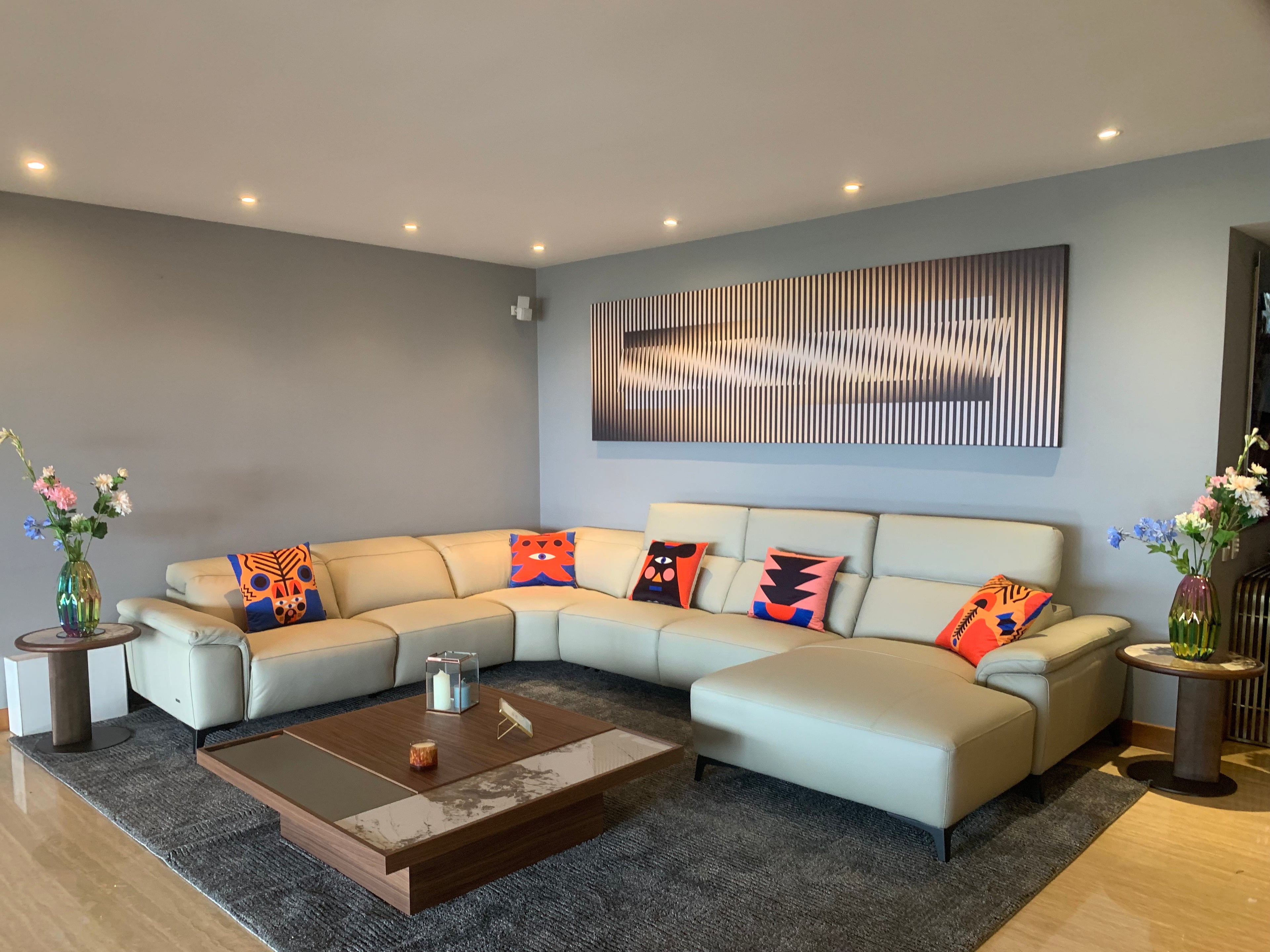Lienzo decorativo para decoración de interiores modernas por Cesar Otero.