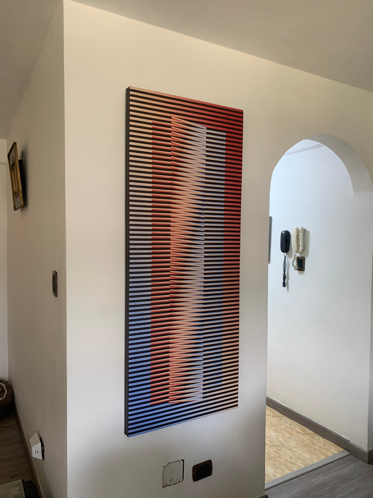 Cuadro en Lienzo, Arte Abstracto Sinfonía Cromática de César Otero, Arte Contemporáneo para Decoración de Interiores, Salas de Estar, Dormitorios, Comedores, Entradas y Oficinas