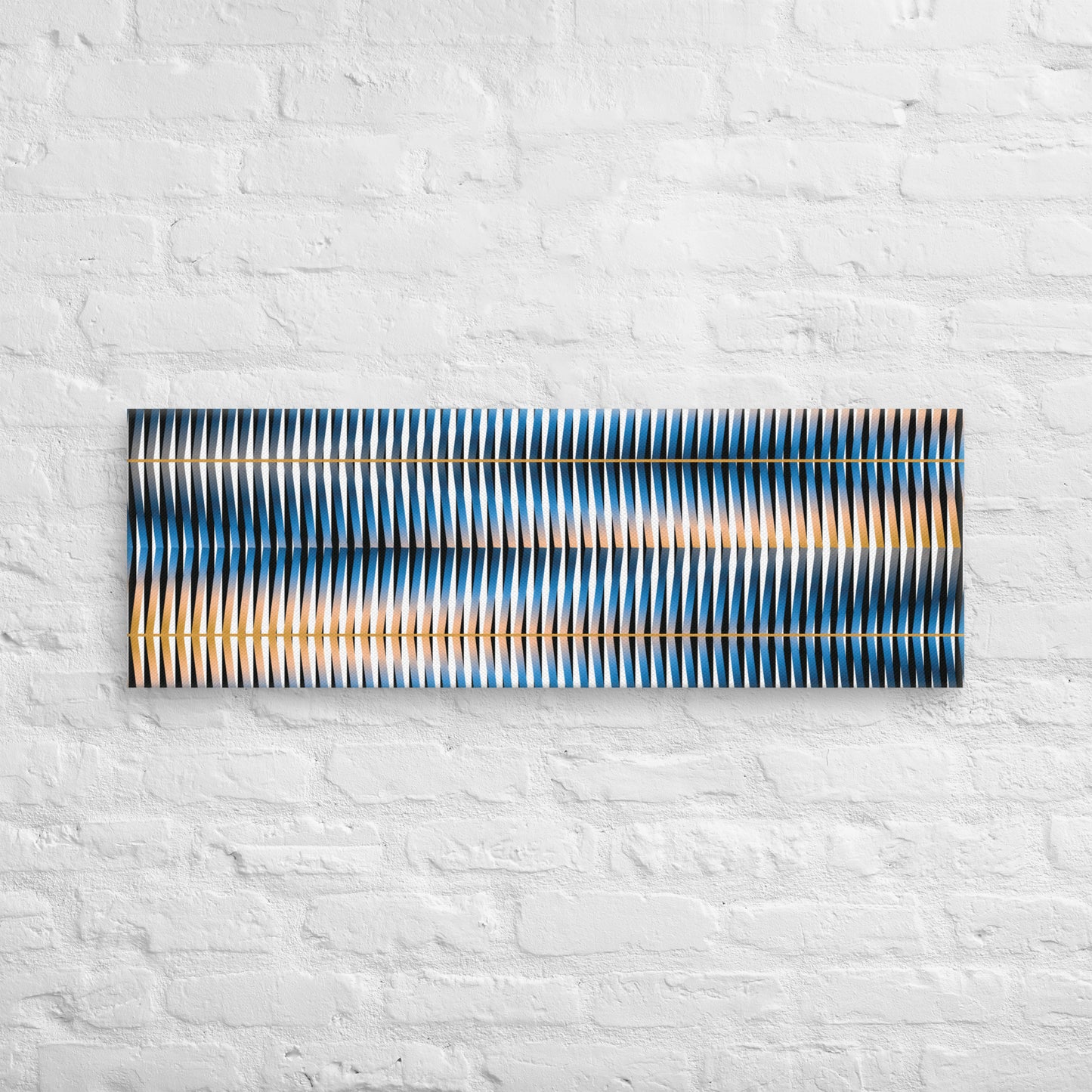 Canvas Painting, Abstract Linear Art by César Otero, Contemporary Art for Interior Decoration, Living Rooms, Bedrooms, Dining Rooms, Entryways and Offices.