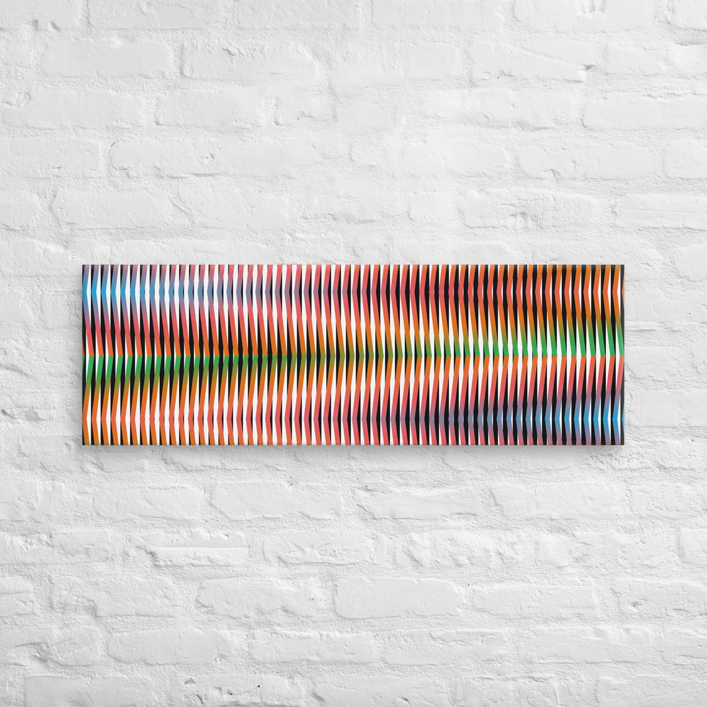 Canvas Painting, Abstract Linear Art by César Otero, Contemporary Art for Interior Decoration, Living Rooms, Bedrooms, Dining Rooms, Entryways and Offices