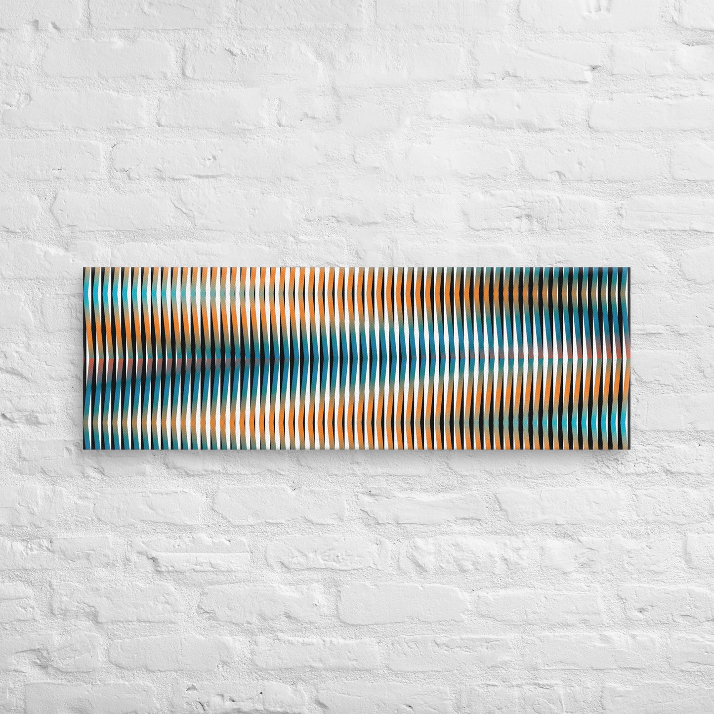 Canvas Painting, Abstract Linear Art by César Otero, Contemporary Art for Interior Decoration, Living Rooms, Bedrooms, Dining Rooms, Entryways and Offices