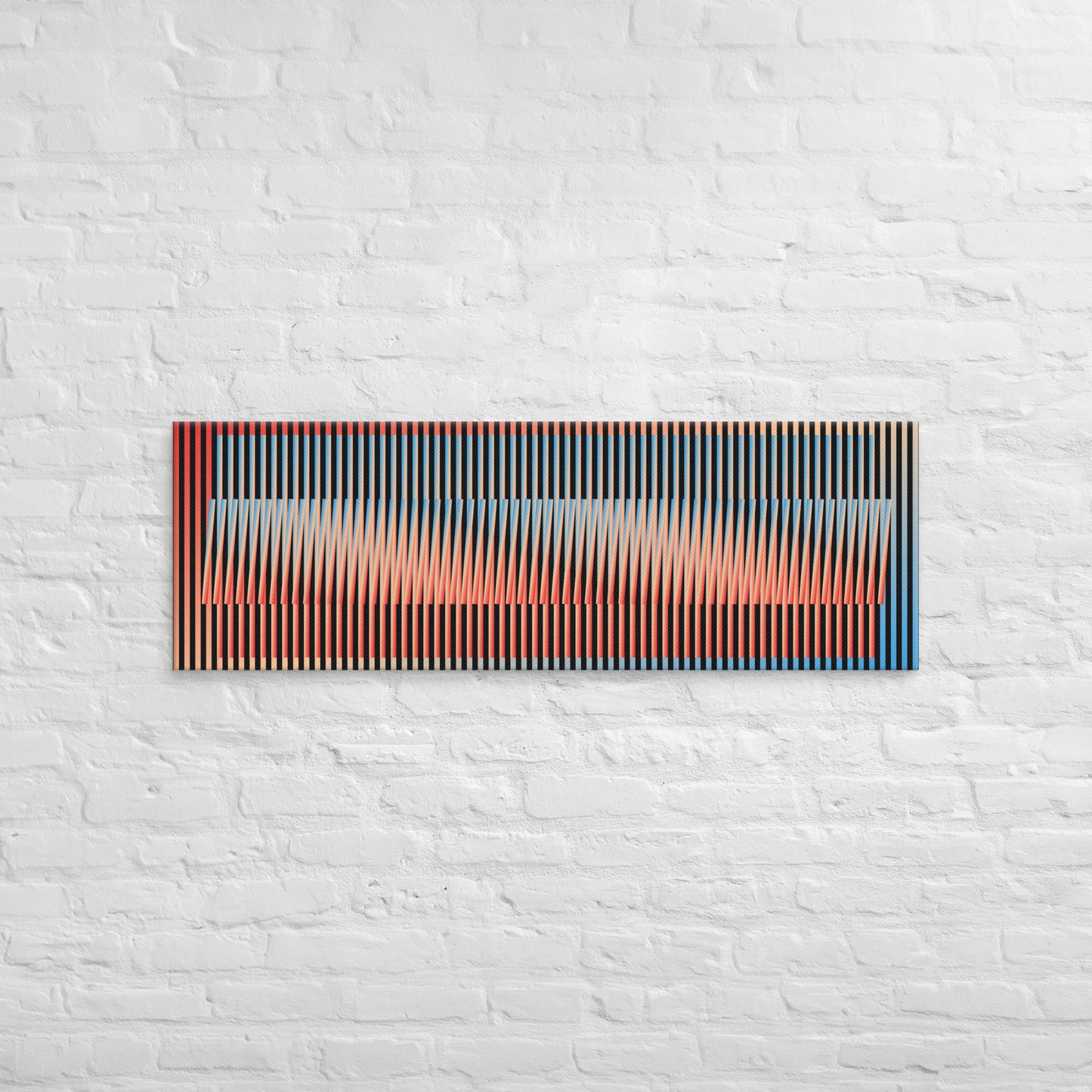 Canvas Painting, Abstract Art Chromatic Symphony by César Otero, Contemporary Art for Interior Decoration, Living Rooms, Bedrooms, Dining Rooms, Entryways and Offices