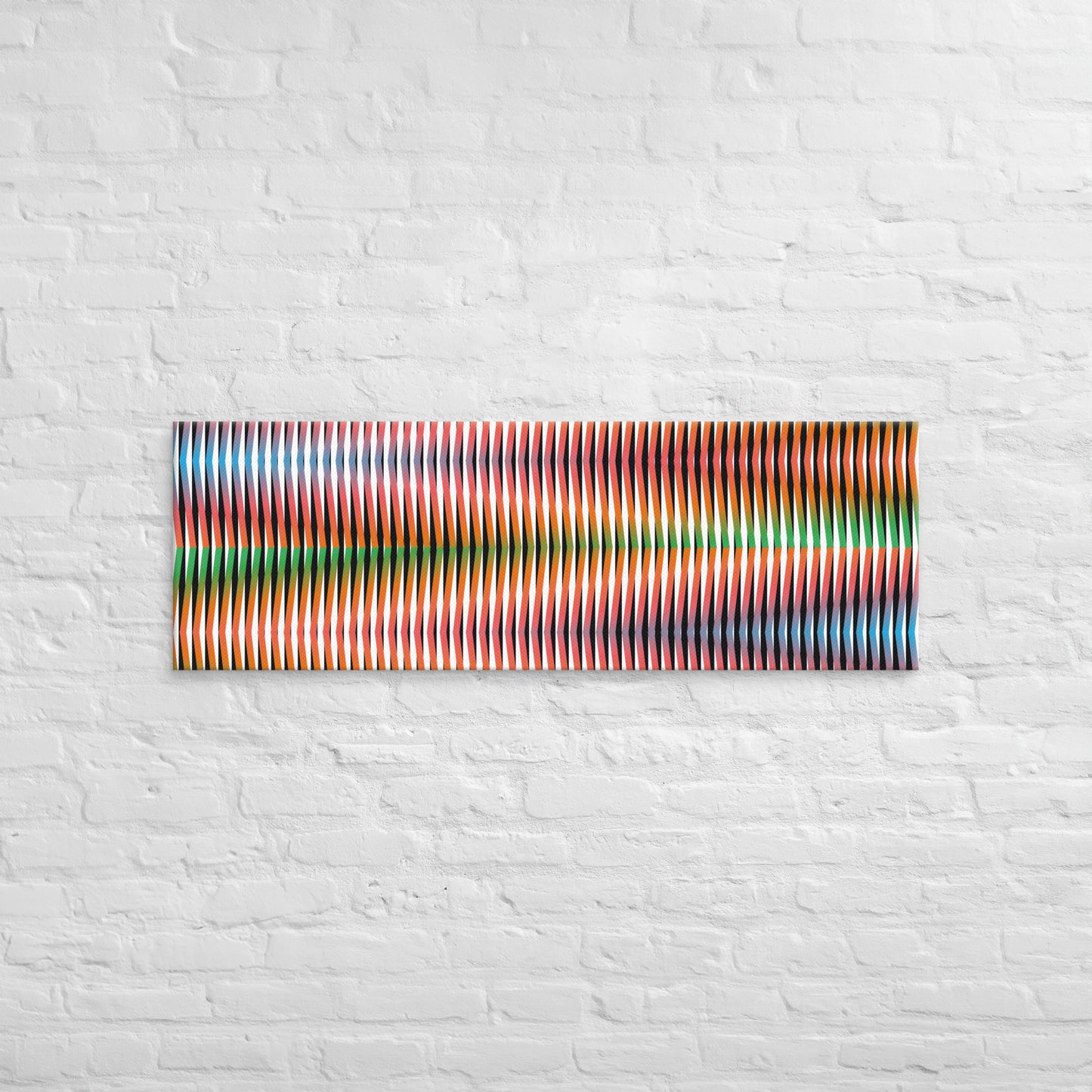 Canvas Painting, Abstract Linear Art by César Otero, Contemporary Art for Interior Decoration, Living Rooms, Bedrooms, Dining Rooms, Entryways and Offices