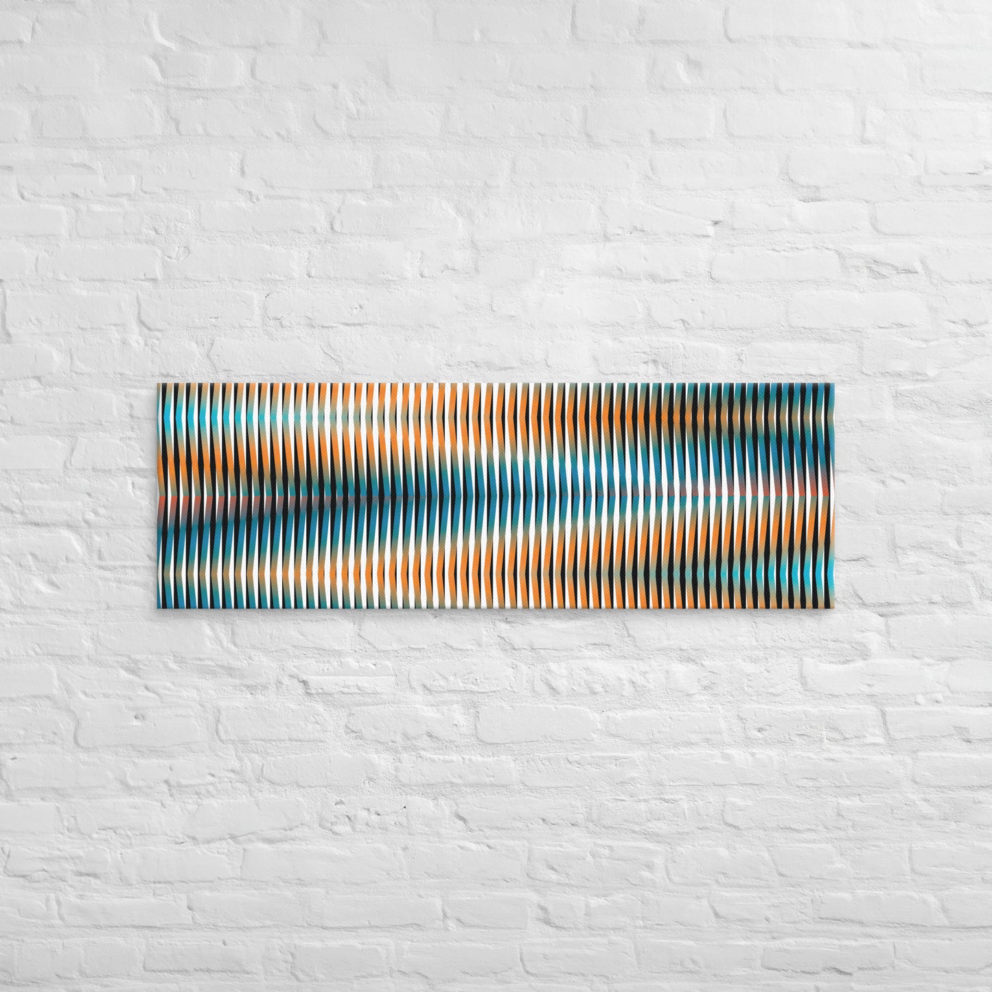 Canvas Painting, Abstract Linear Art by César Otero, Contemporary Art for Interior Decoration, Living Rooms, Bedrooms, Dining Rooms, Entryways and Offices