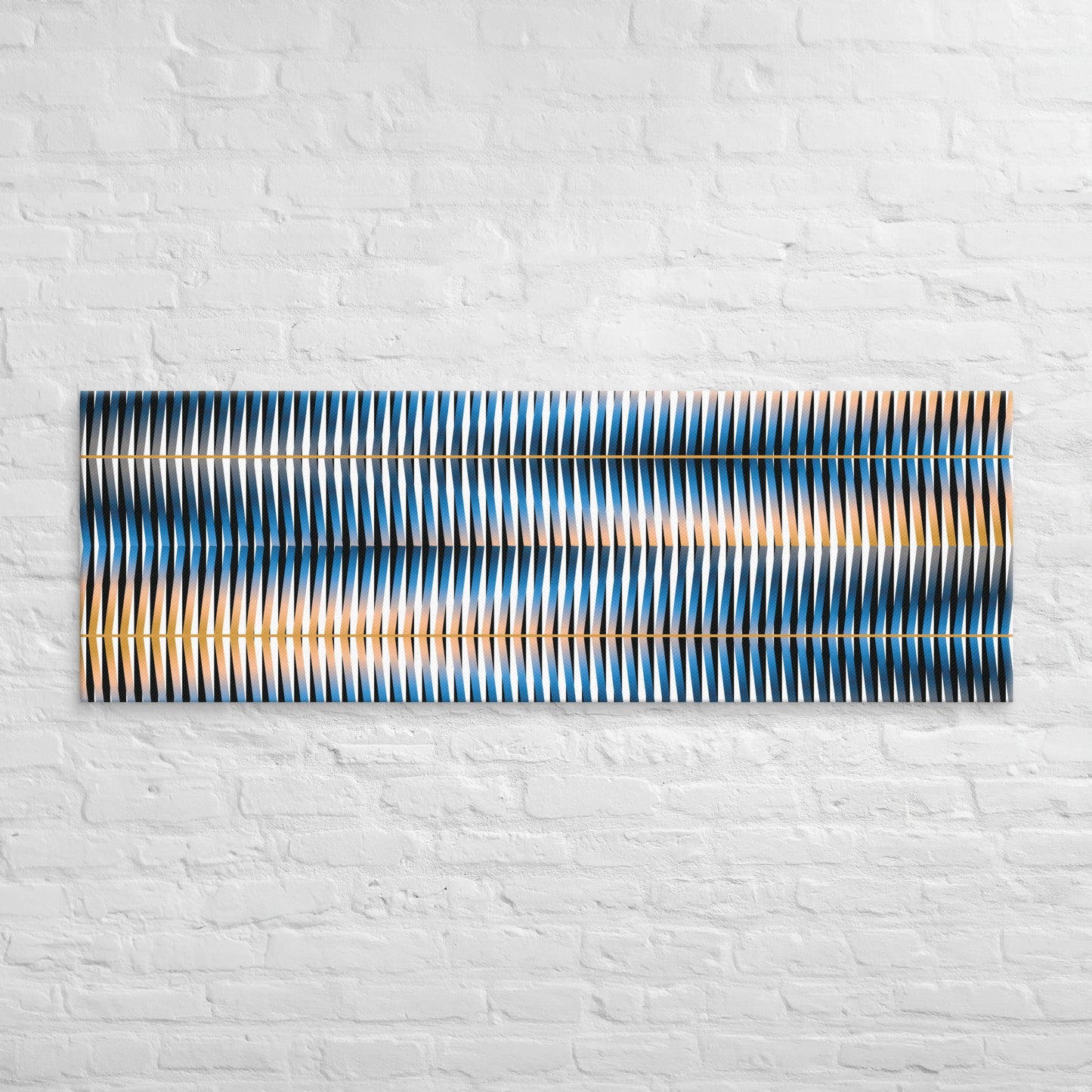 Canvas Painting, Abstract Linear Art by César Otero, Contemporary Art for Interior Decoration, Living Rooms, Bedrooms, Dining Rooms, Entryways and Offices.