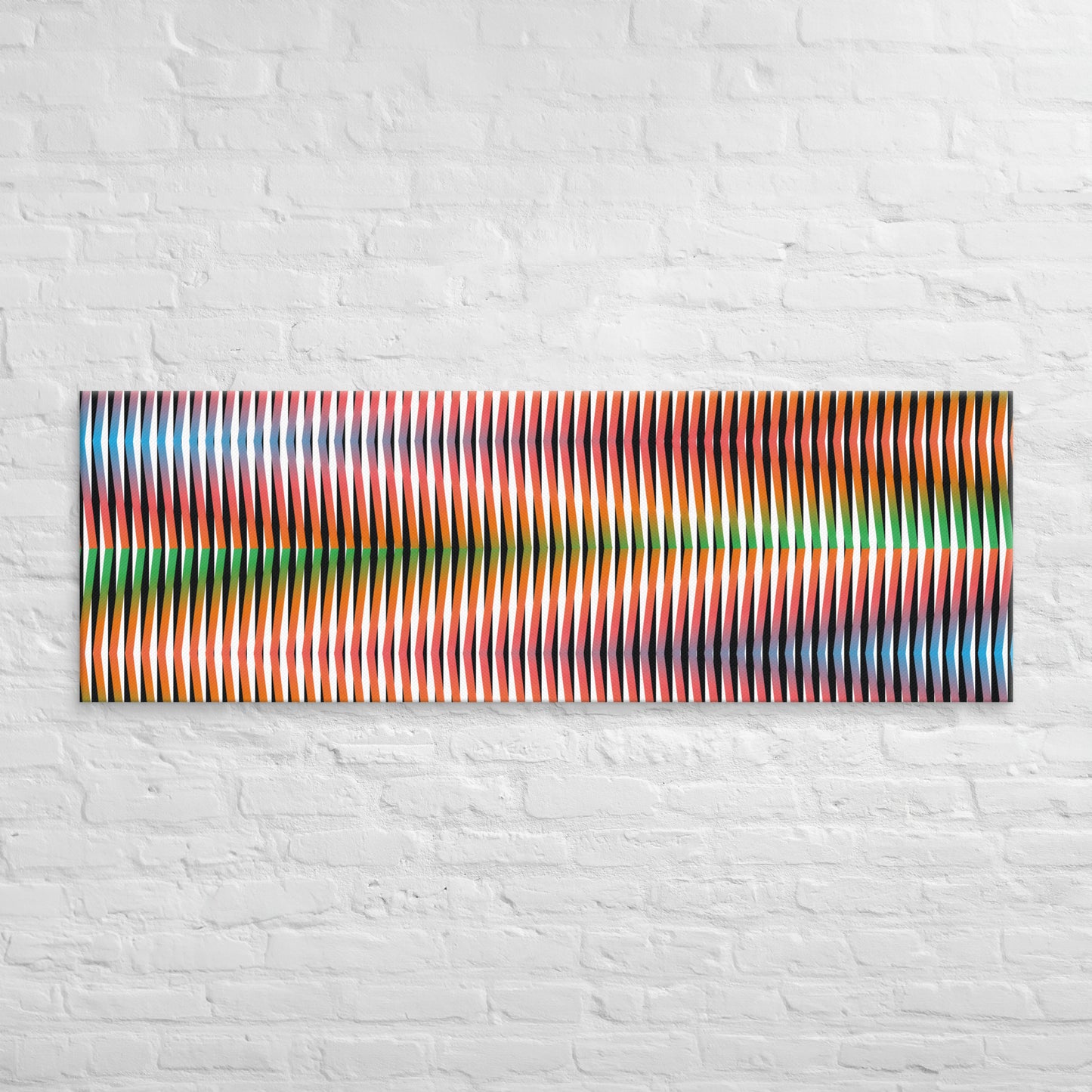 Canvas Painting, Abstract Linear Art by César Otero, Contemporary Art for Interior Decoration, Living Rooms, Bedrooms, Dining Rooms, Entryways and Offices