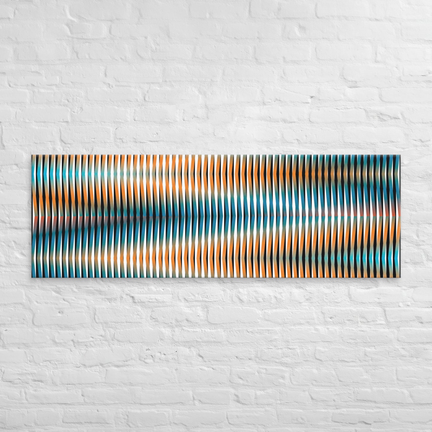 Canvas Painting, Abstract Linear Art by César Otero, Contemporary Art for Interior Decoration, Living Rooms, Bedrooms, Dining Rooms, Entryways and Offices