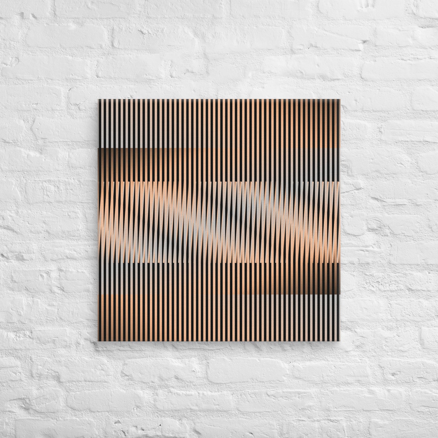 Canvas Painting, Abstract Art Chromatic Symphony by César Otero, Contemporary Art for Interior Decoration, Living Rooms, Bedrooms, Dining Rooms, Entryways and Offices