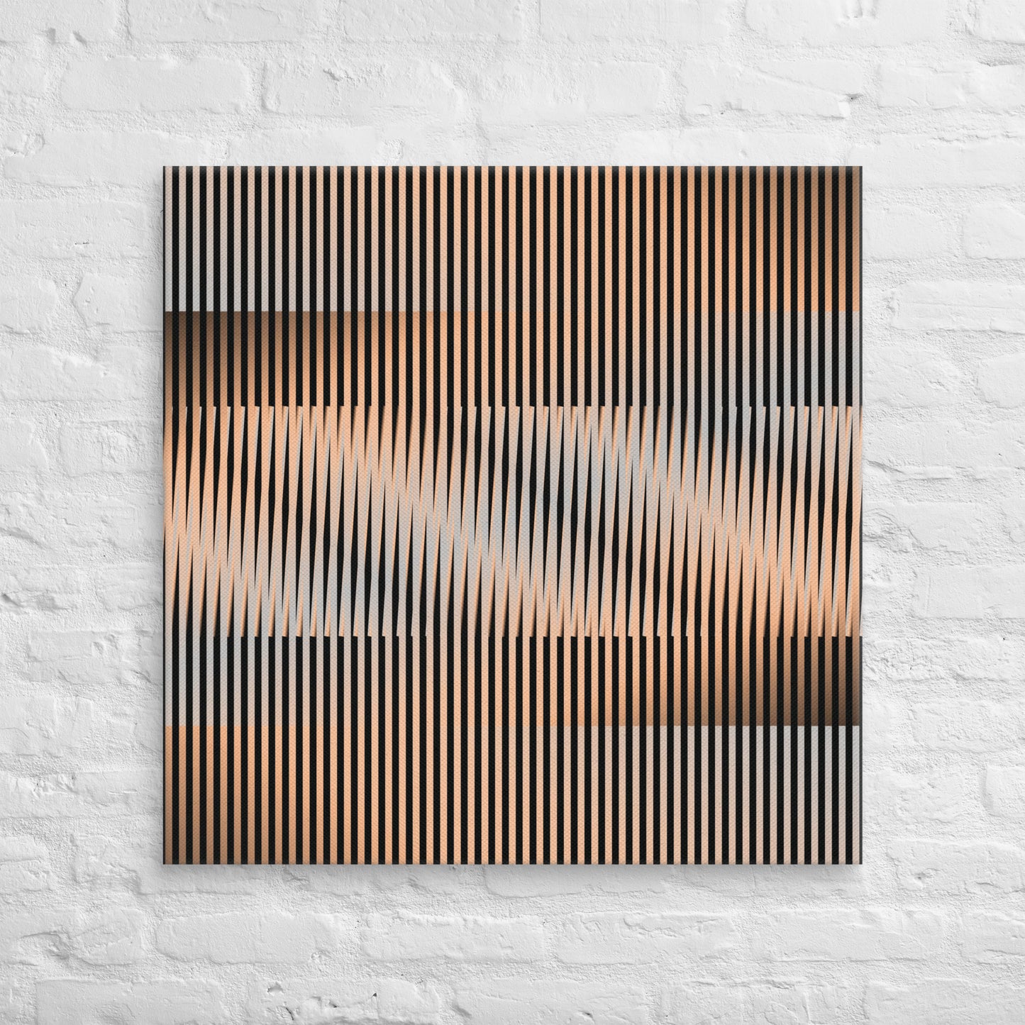 Canvas Painting, Abstract Art Chromatic Symphony by César Otero, Contemporary Art for Interior Decoration, Living Rooms, Bedrooms, Dining Rooms, Entryways and Offices