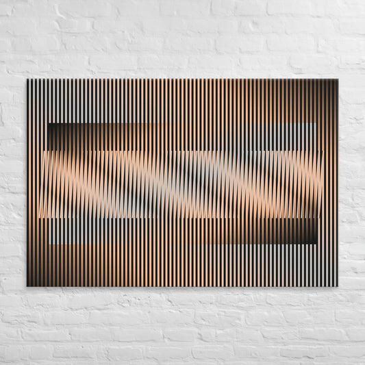 Canvas Painting, Abstract Art Chromatic Symphony by César Otero, Contemporary Art for Interior Decoration, Living Rooms, Bedrooms, Dining Rooms, Entryways and Offices