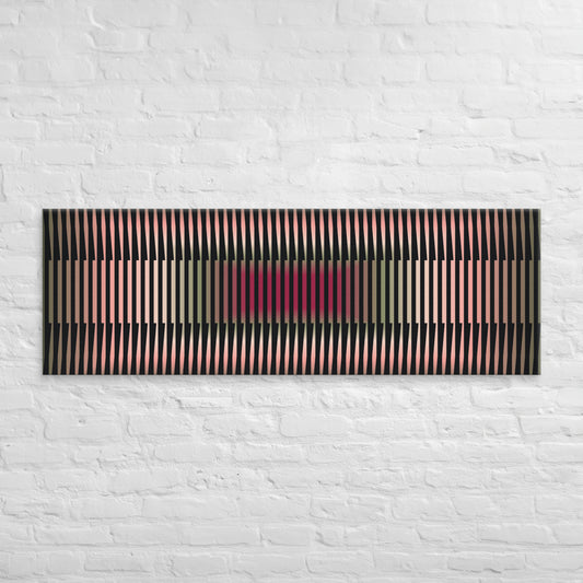 cuadro abstracto geométrico, arte óptico moderno, lienzo abstracto, cuadros modernos para sala, decoración de interiores contemporánea, cuadros minimalistas, arte abstracto en lienzo, decoración mural abstracta, cuadros geométricos de diseño, arte moderno para pared, cuadros decorativos modernos, arte cinético, decoración de pared moderna
